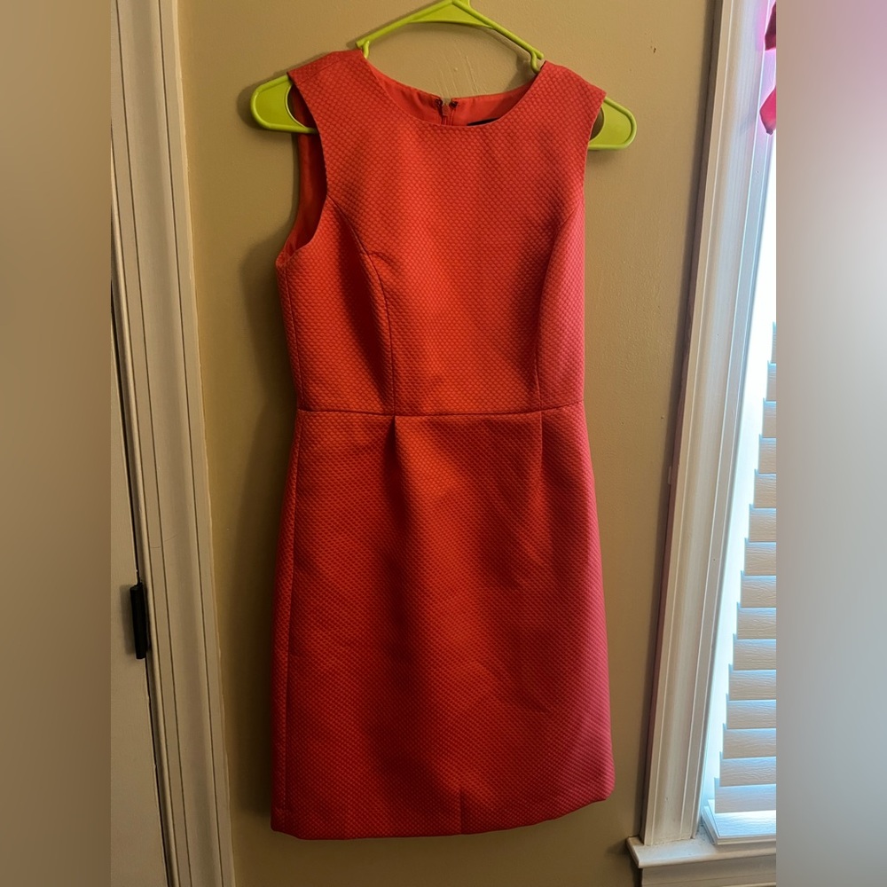 Banana Republic Vibrant Orange Mini Dress